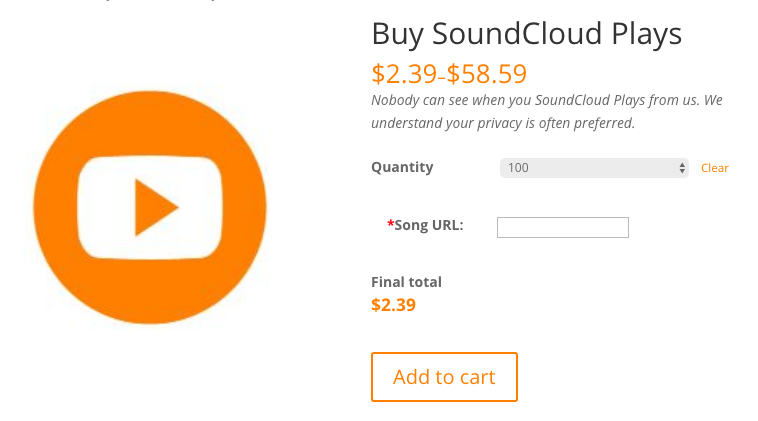 buy cheap soundcloud plays fast 100
