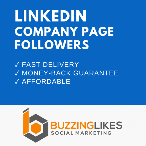 Buy Linkedin company page followers